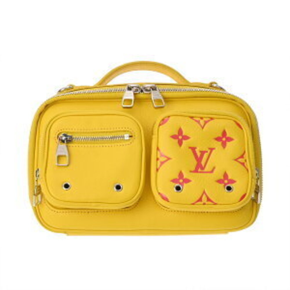Louis Vuitton Utility Crossbody Winter Jaune Calfskin Messenger Bag